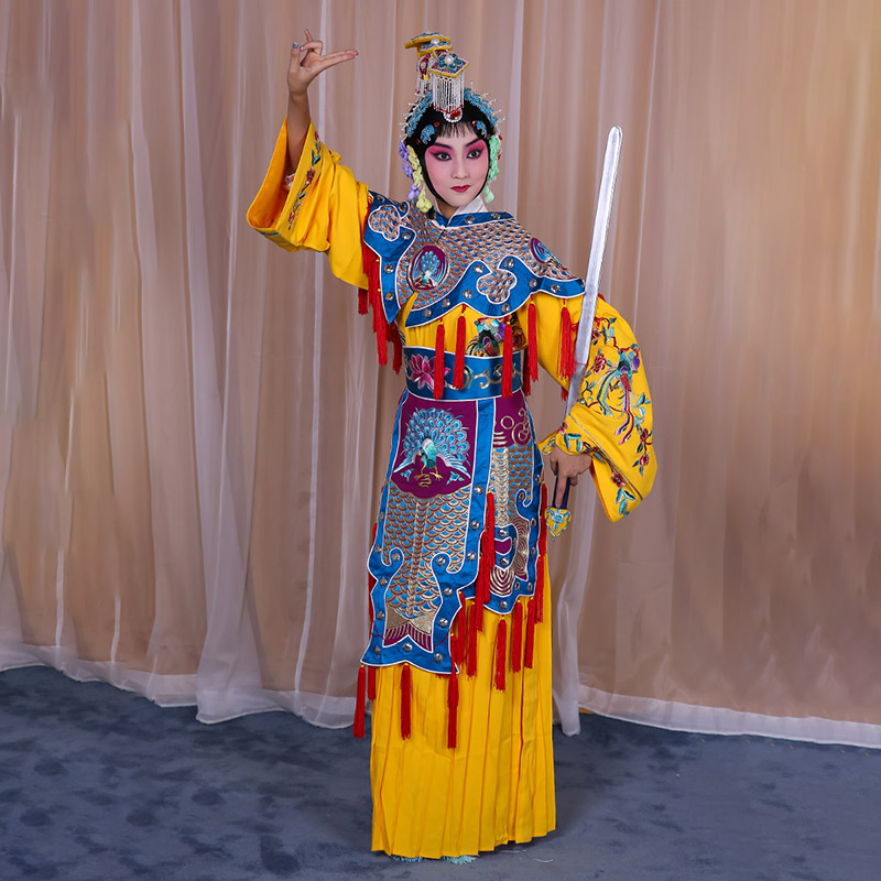 井冈山霸王别姬虞姬服 软绉别姬服