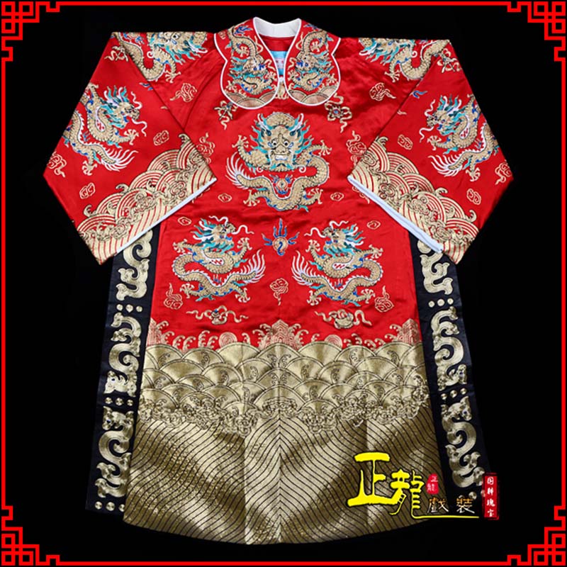 井冈山皇帝蟒袍全金八宝团龙蟒